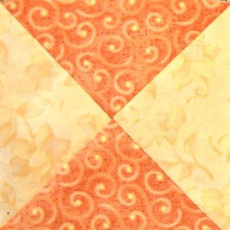 Easy Hourglass Quilt Block Pattern