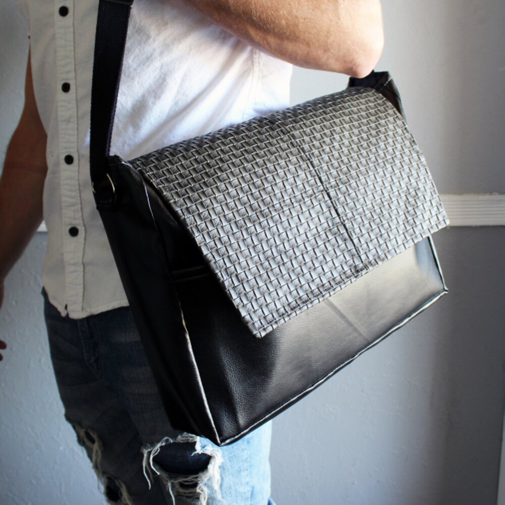Adult Messenger Bag w/ Velcro Pockets
