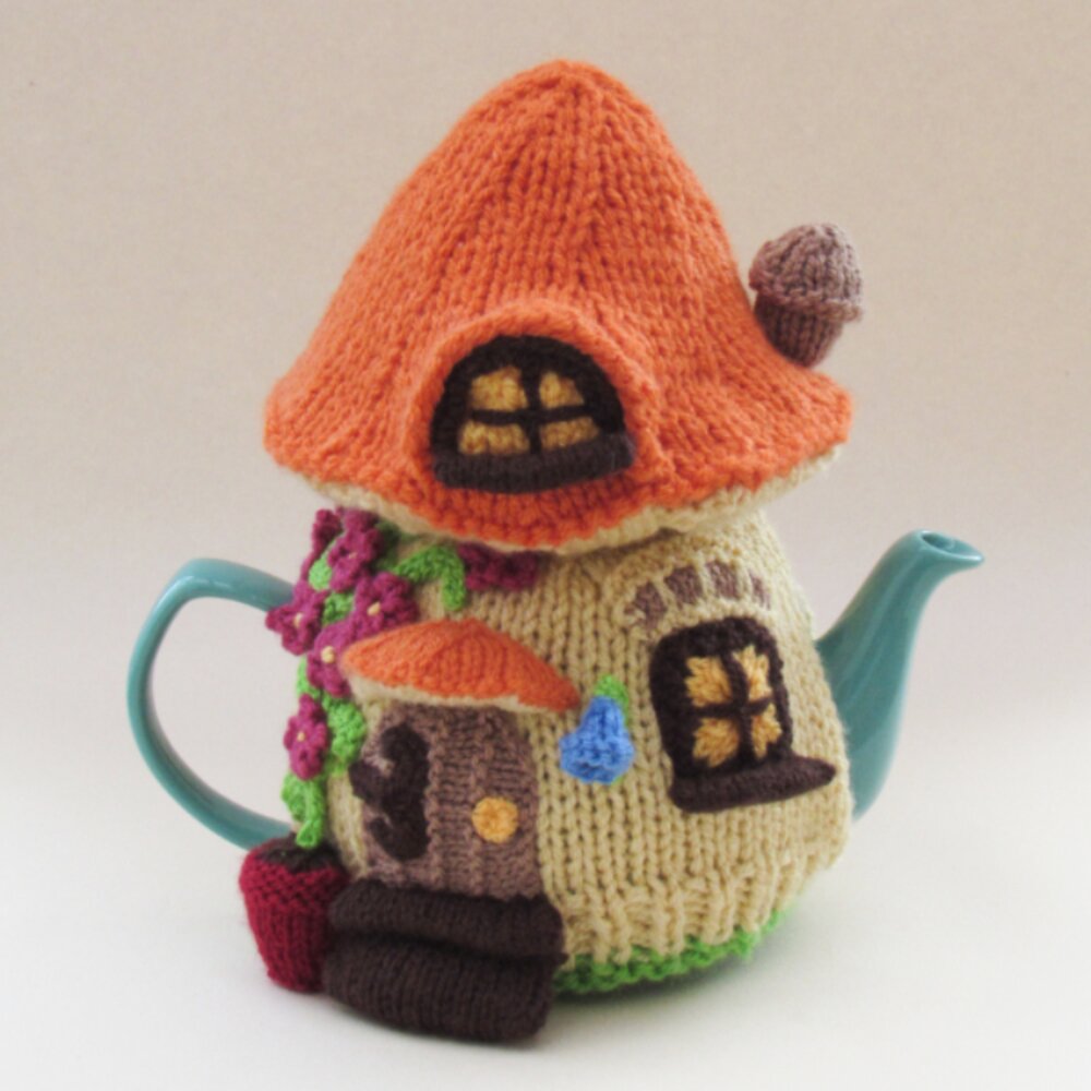 Fairy House Tea Cosy Knitting Pattern