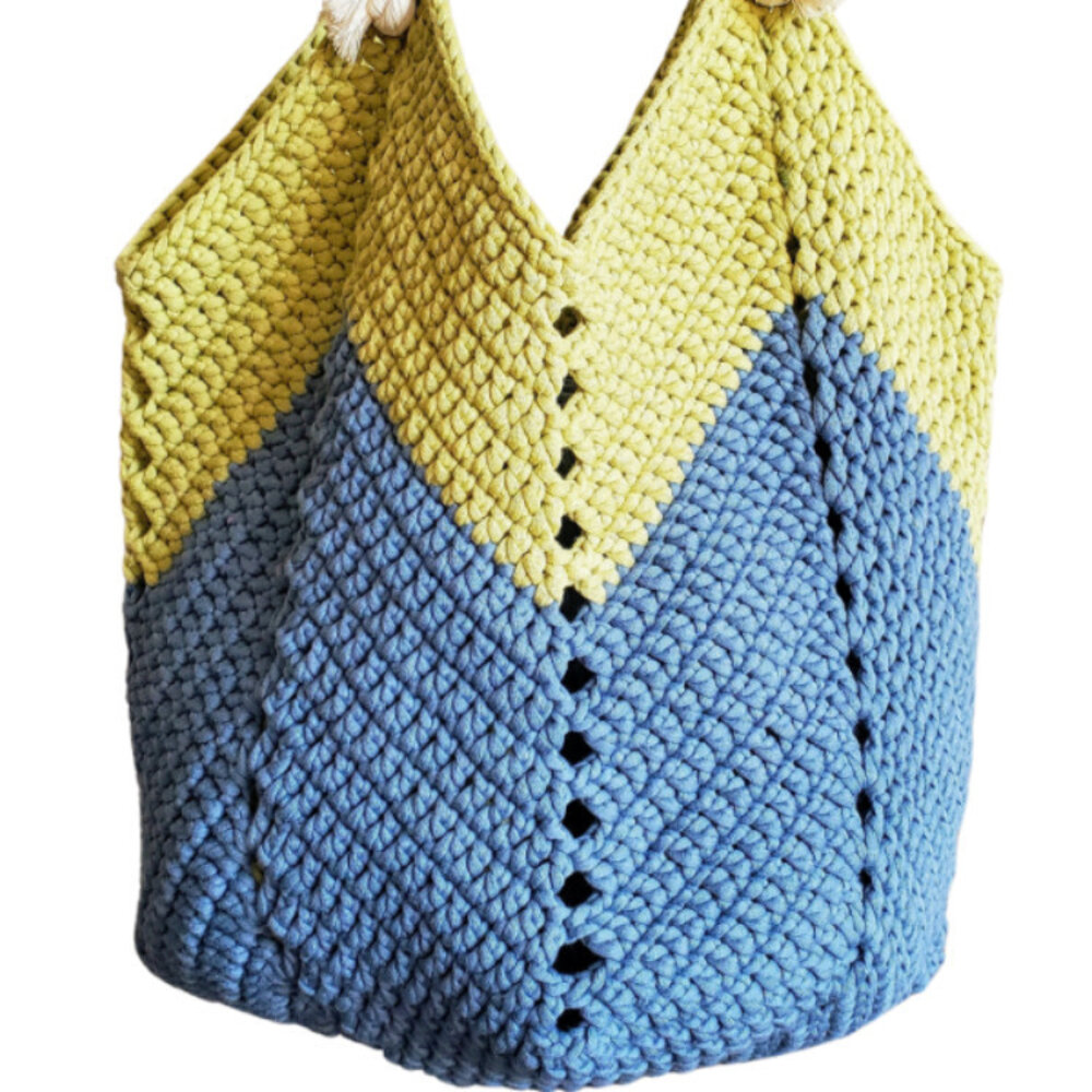 Chevron Shoulder Bag PDF Crochet Pattern