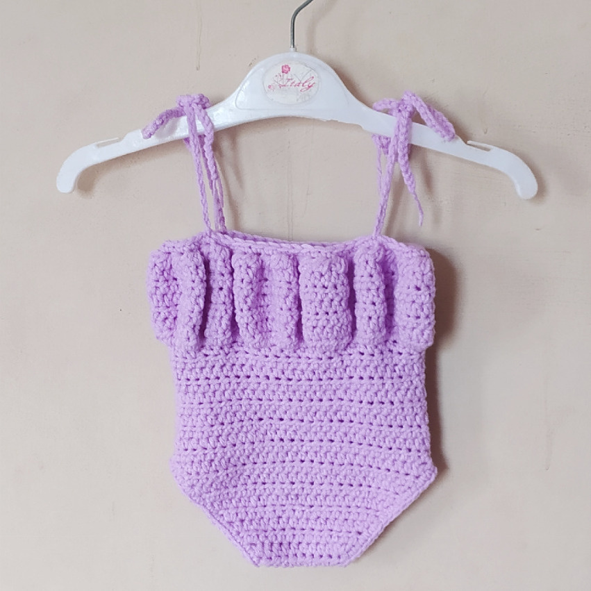 Crochet Baby Girl Romper