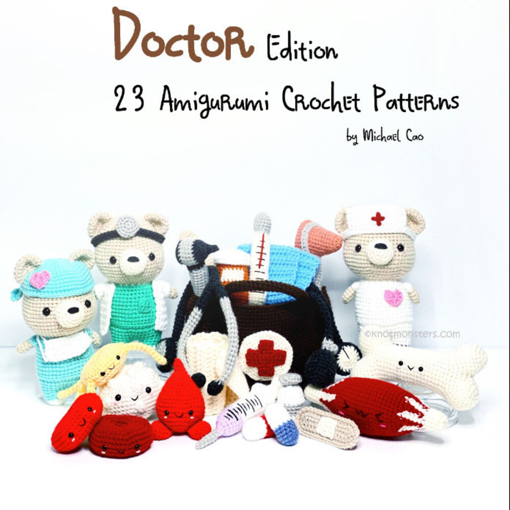 23 Doctor Crochet Patterns Amigurumi Knotmonsters