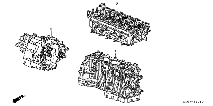 Engine assy./ transmission assy. for 2000 Honda CR-V RD1 | General