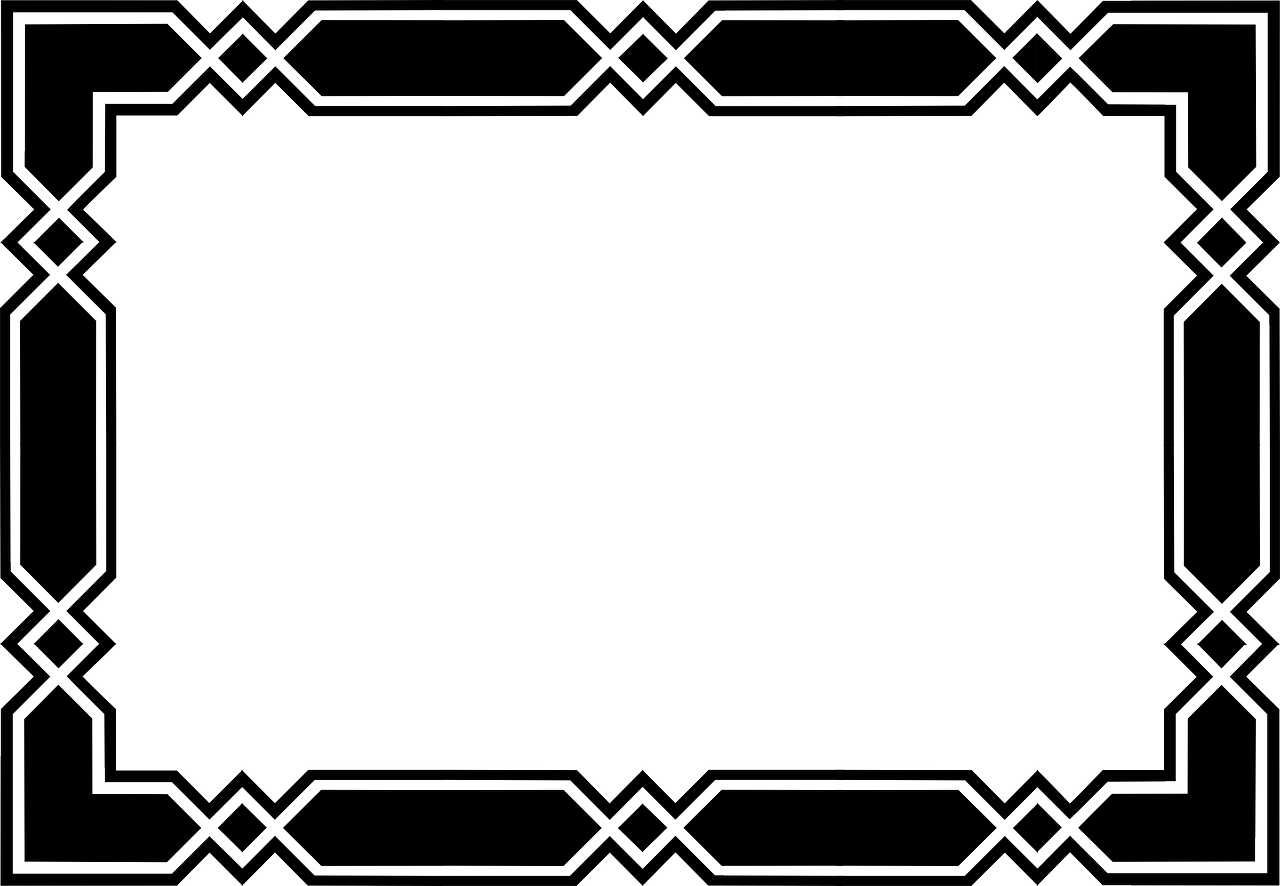 Angular,black,border,frame,geometric free image from