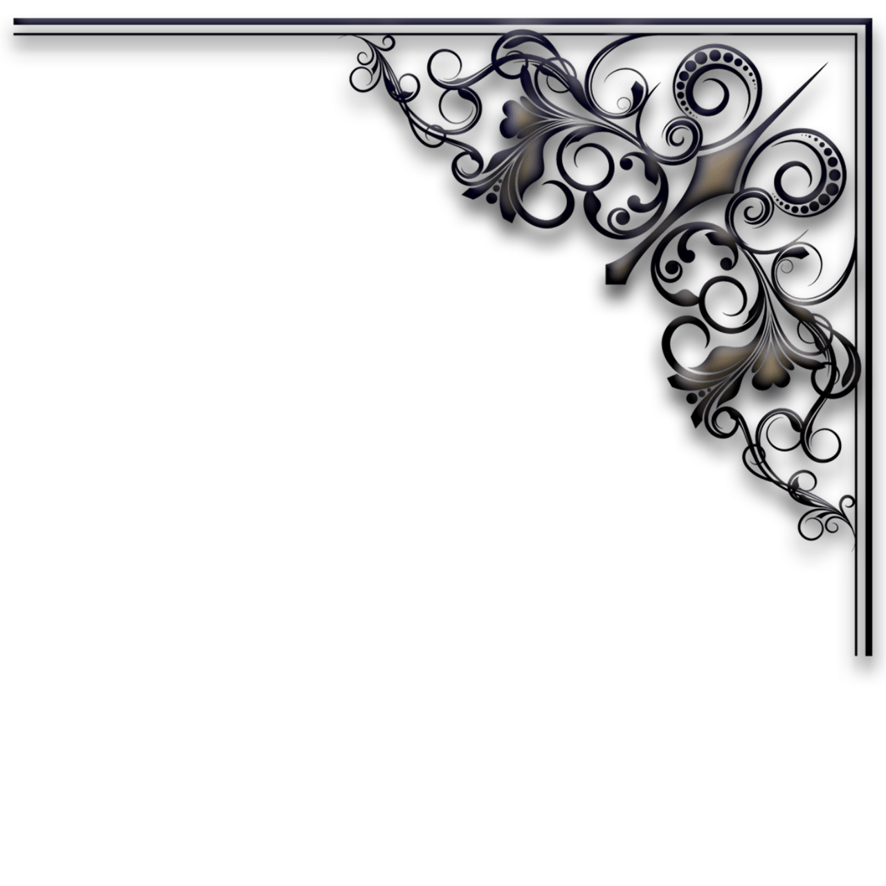 Download free photo of Corner,black,shiny,filigree,formal from