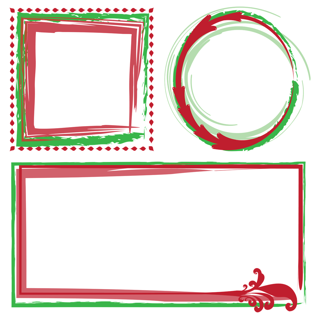Simple Christmas Borders And Frames