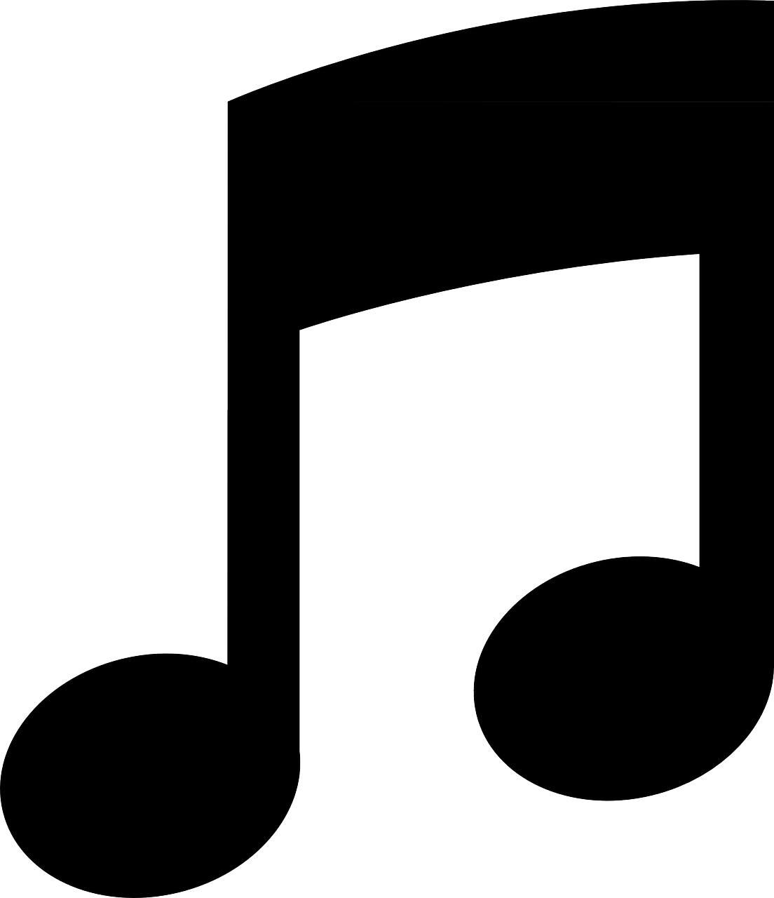 Note,music,symbol,eighth,black free image from