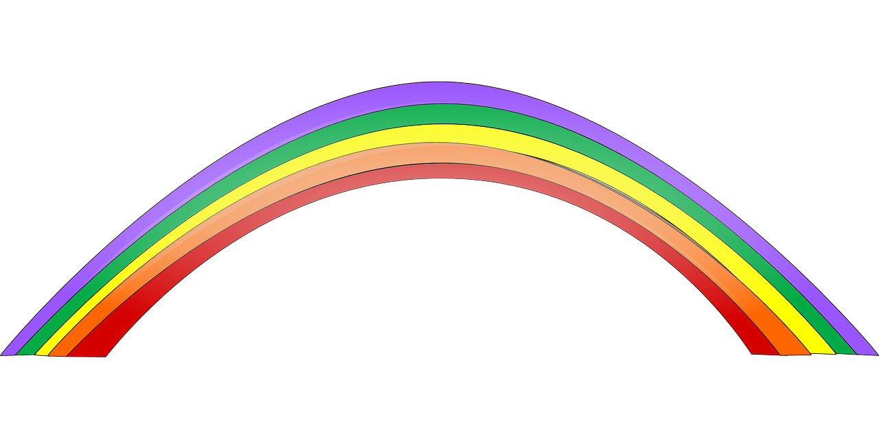 Rainbow,colorful,beautiful,colour,multicolored free image from