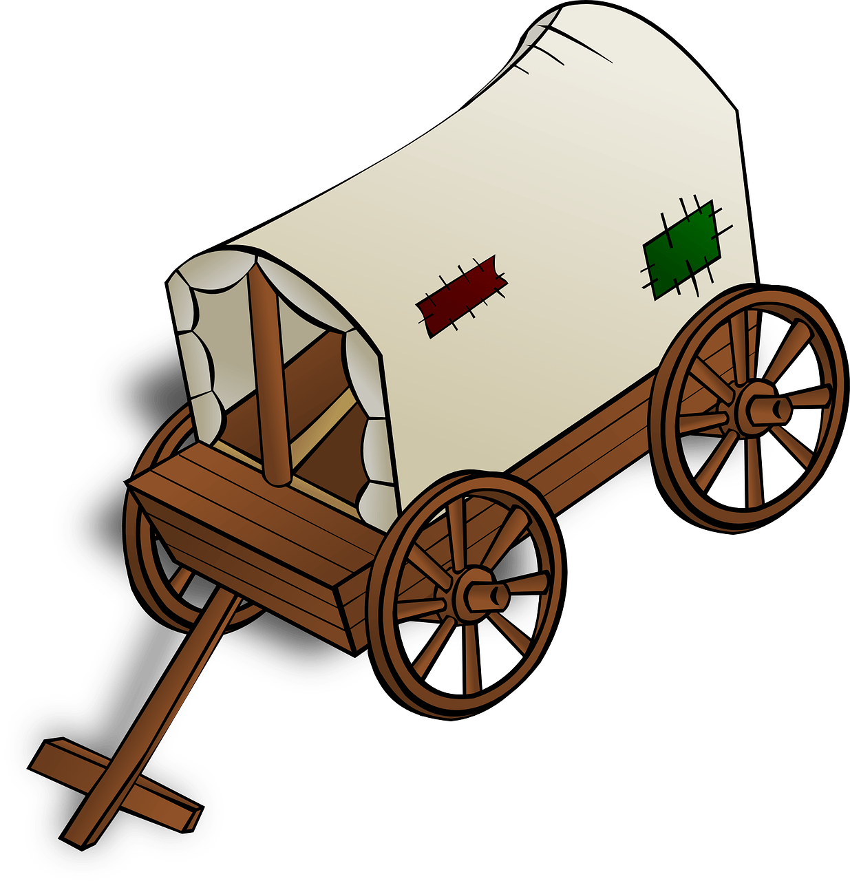 Download free photo of Wagon,pioneer,caravan,covered,old from