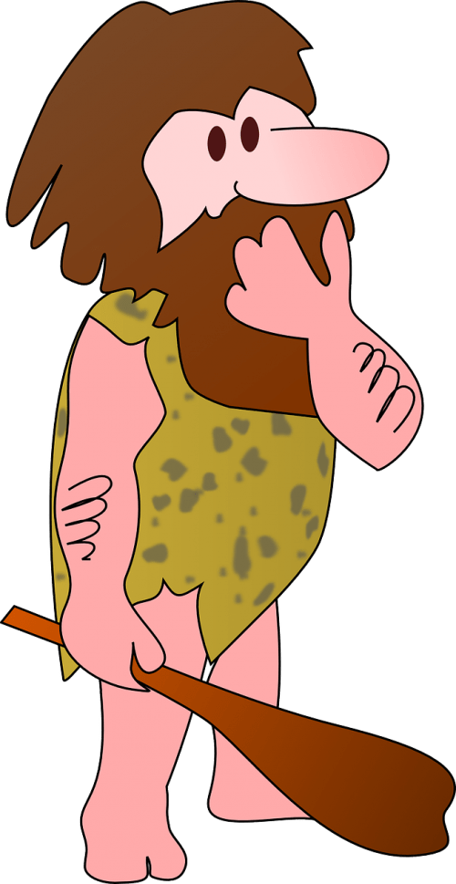 Caveman,neanderthal,cave man,black white,the caveman free image from