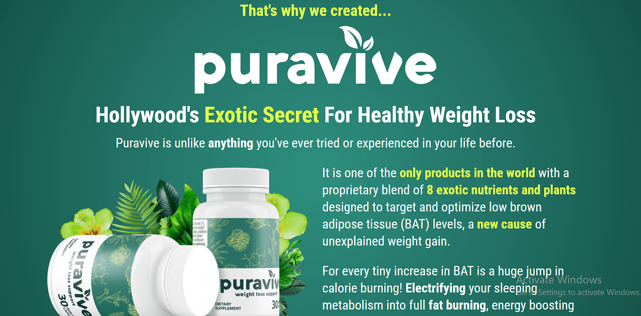 Puravive Weight Loss Support Capsules Ingredients, Official site