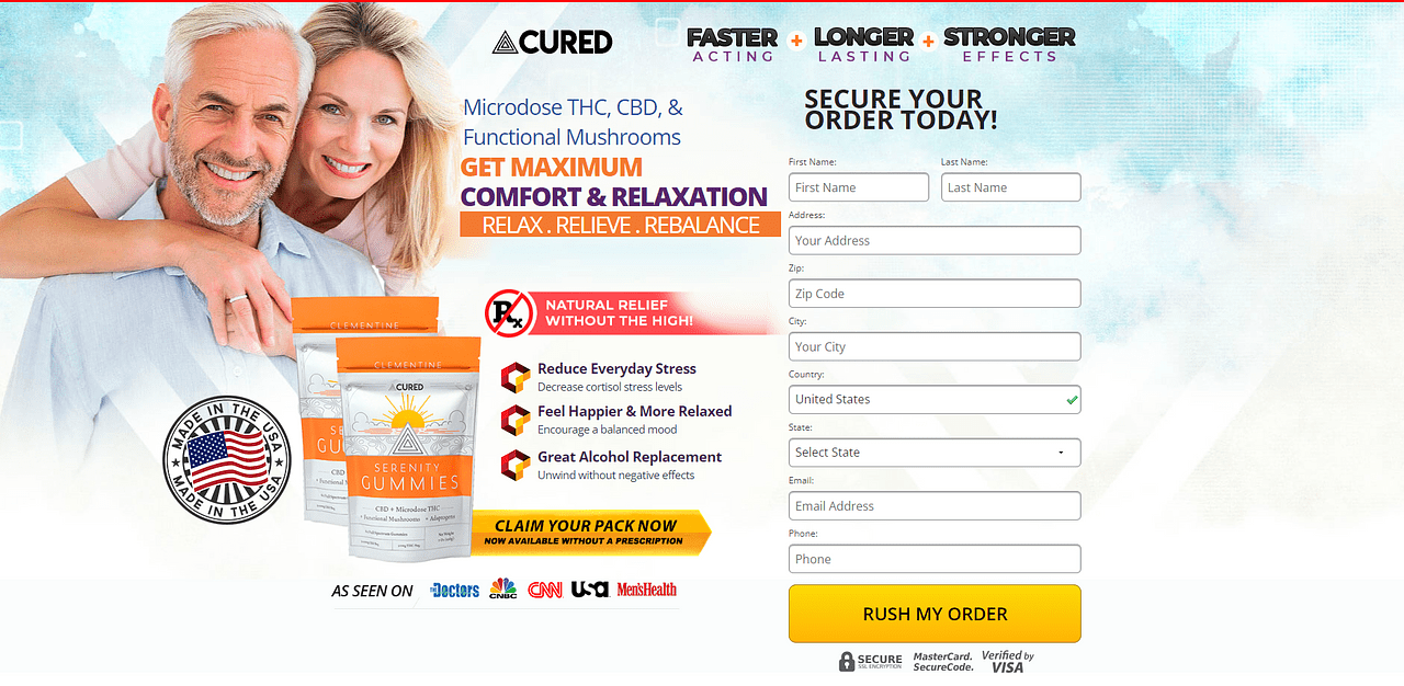 Cured Nutrition Serenity Gummies Official site, Reviews [2024