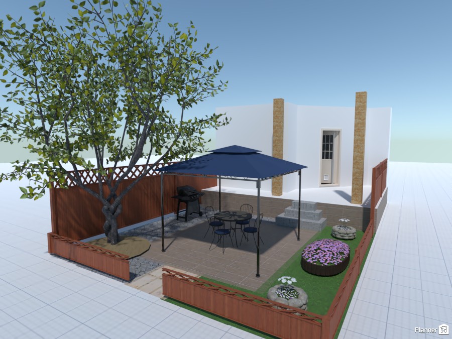 My Backyard design Free Online Design 3D House Ideas Hassen by