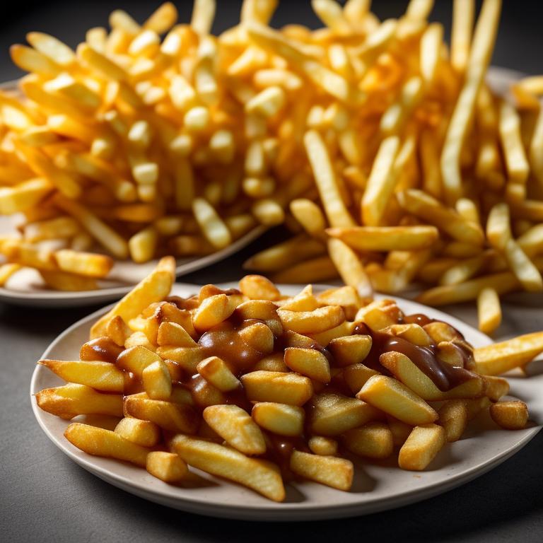 jaggeddeer43 Fries topped with cheese curds and rivers of luscious