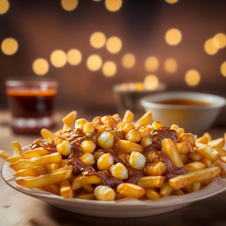 jaggeddeer43 Fries topped with cheese curds and rivers of luscious