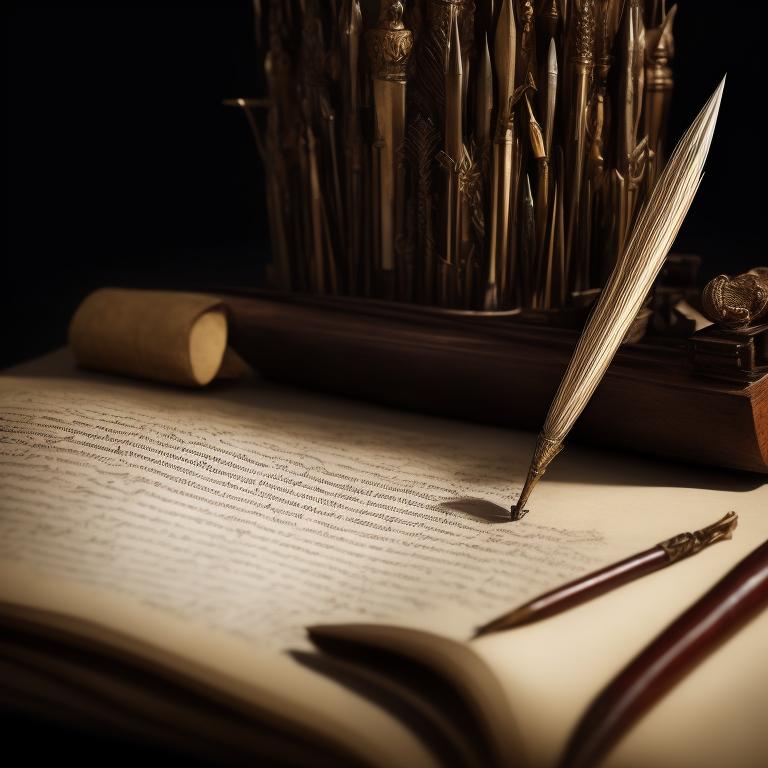 hotquetzal354 medieval writing implements such as parchment, quills