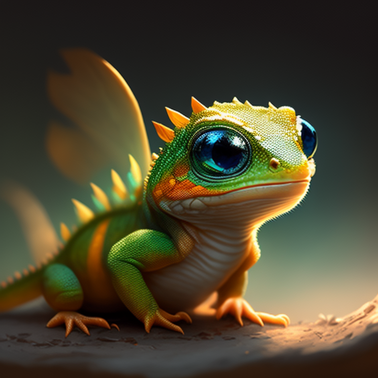 afraidelk221 A lizard with a bandage on his knee