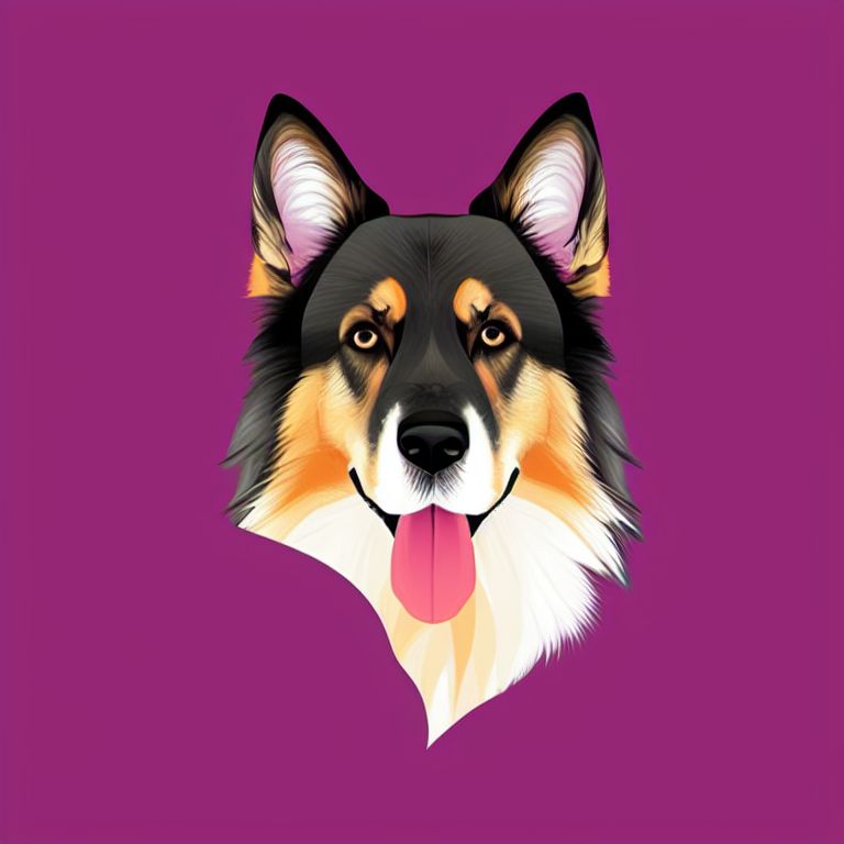 notedpigeon57 a german shepherd dog, wholebody