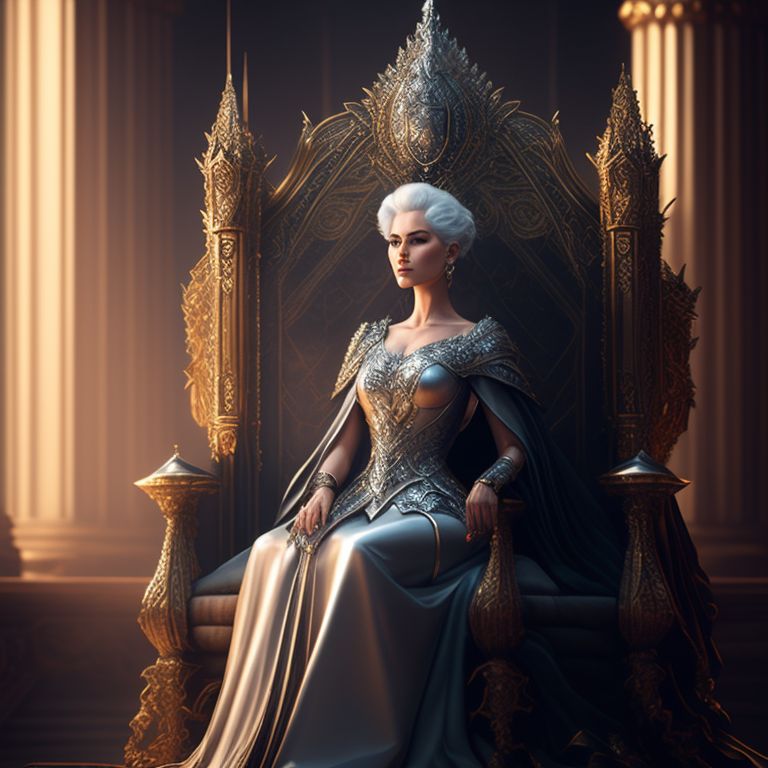 Queen On Throne