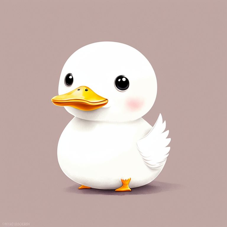 tiredjay241 huggable white duck