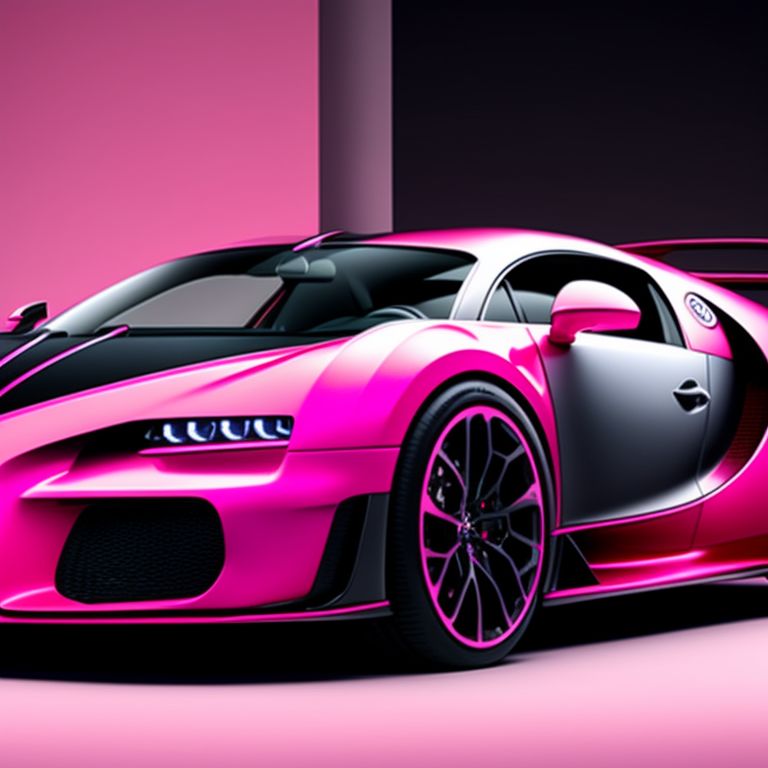 Pink Bugatti 2022