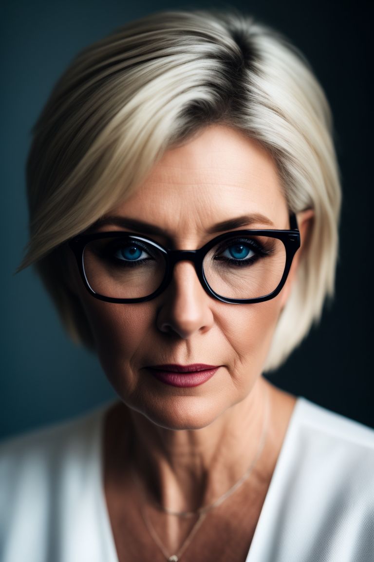 disloyalkudu25 beautiful woman 40 years old, blond trendy short