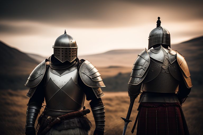 wobblyskunk31 Knight in heavy plate armor with Scottish claymore