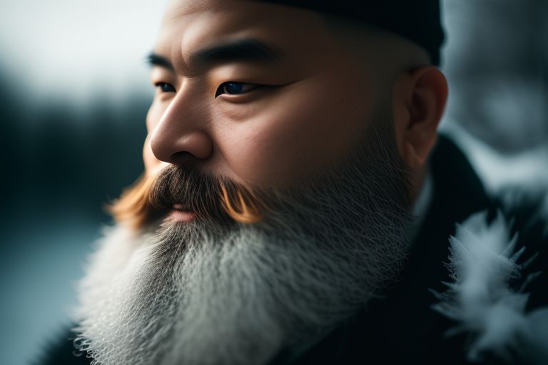 BKK Japanese Beard man , snowflake