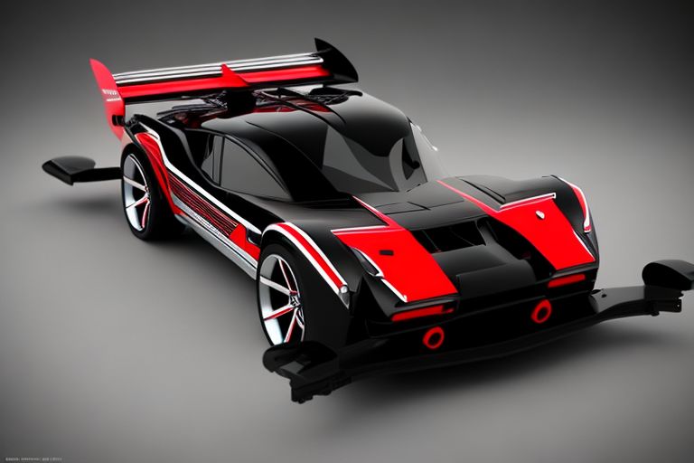 lateslug189 my car 3d vehicle paint with black and red custom