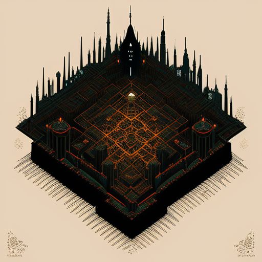 notedbadger634 map of a city 32Bit Pixel Art