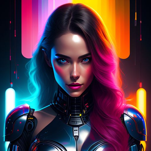 showydog692 Attractive halfrobot halfhuman female in 50 Shades of