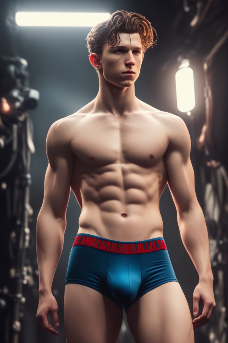 fatalmule227 Tom holland bulge in underwear front facing