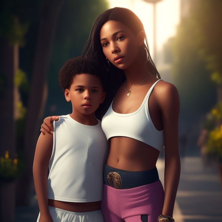 suddenshrew293 Full Body. American woman wearing croptop and shorts