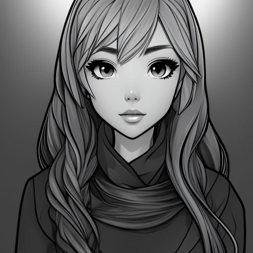 easyfox883 anime character, in the style of disney pixar, no color