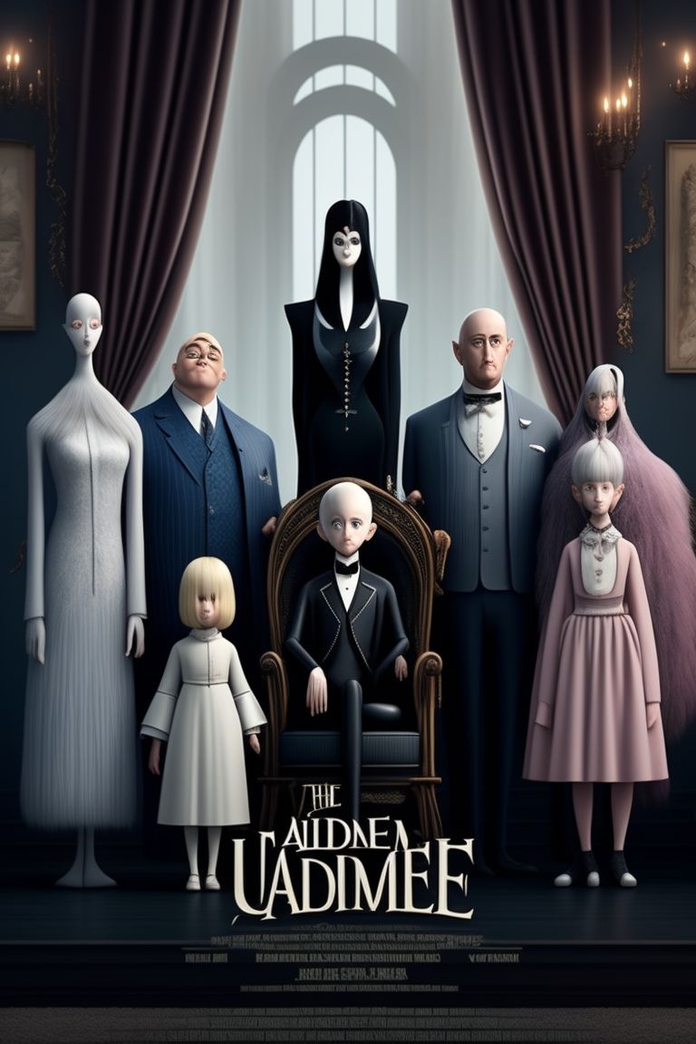 roughdunlin906 The Addams family blonde