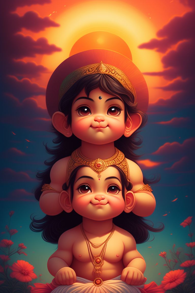 Top 999+ cute baby hanuman images Amazing Collection cute baby