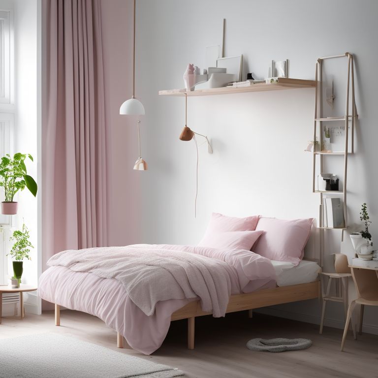 Areias81 closeup of bunk bed with ladder and bed with mattress