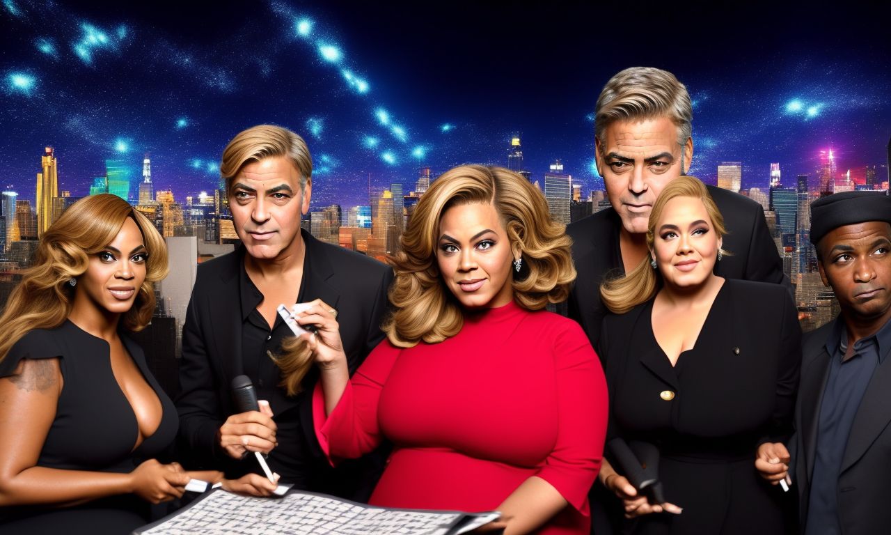 Peter.Wirdemo Clooney, Beyonce, Cristiano Ronaldo, and Adele in