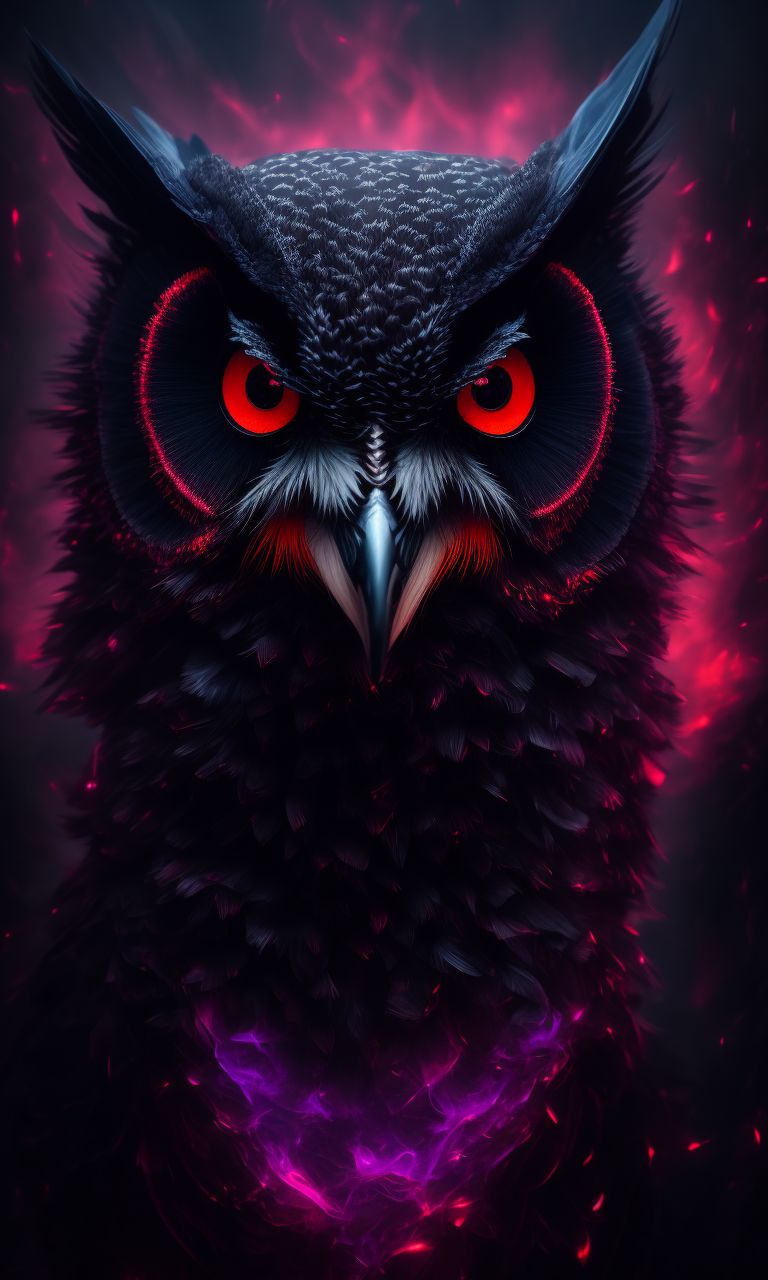 Dark Owl Background
