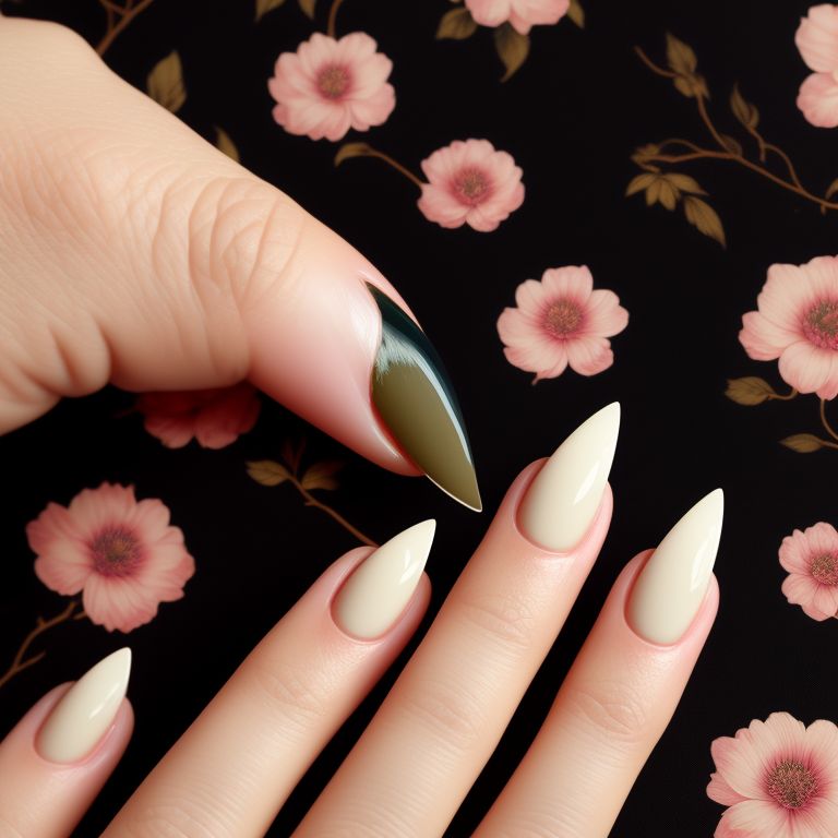 uniformgnat961 realistic beautiful hand with nails painted with light