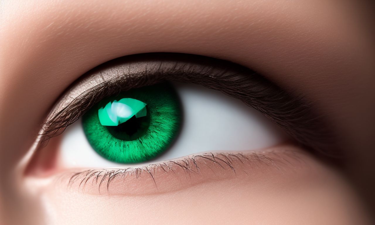 Emerald Colored Eyes