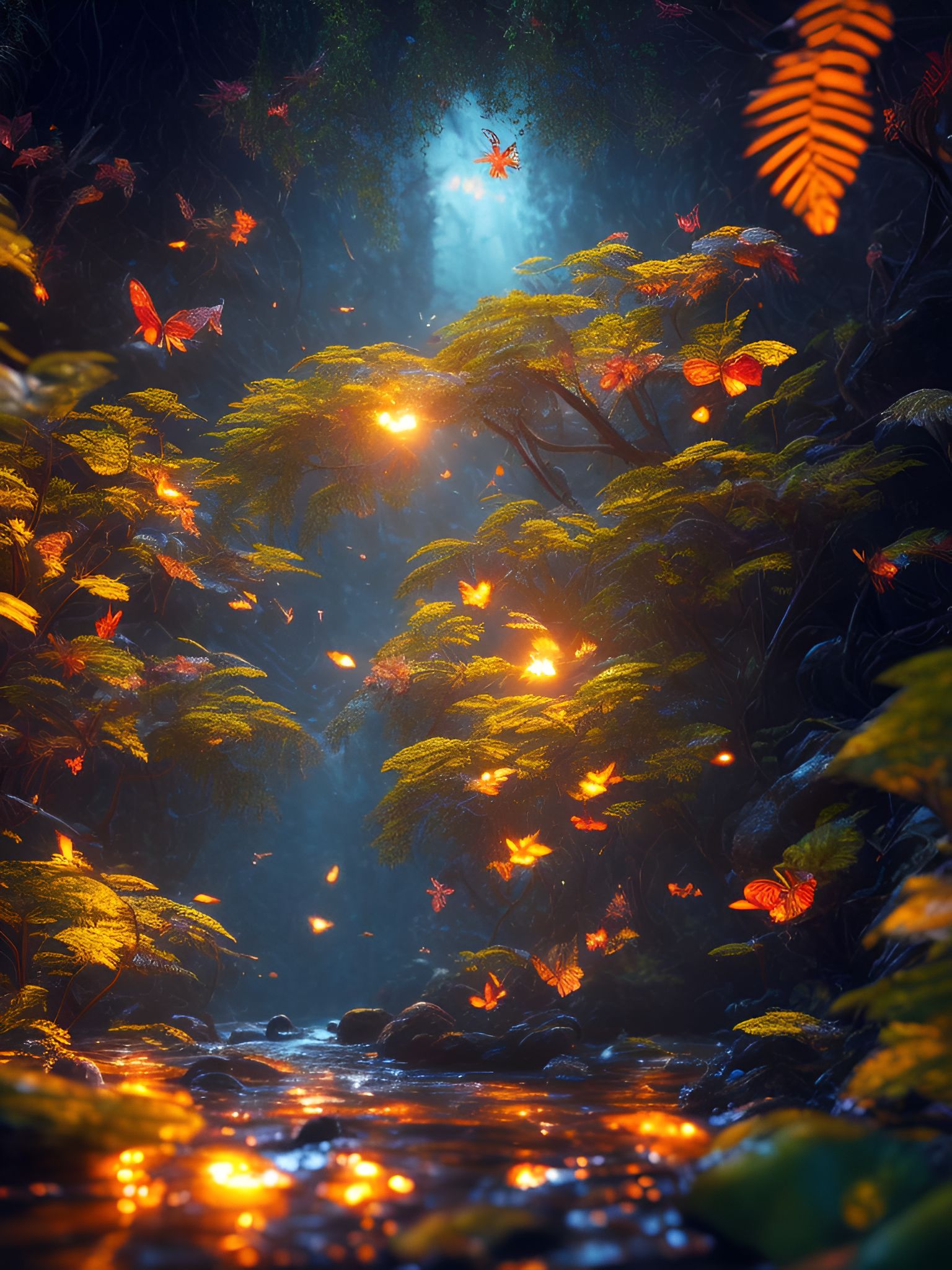 Osneysjc indigenous in the water/ Stunning, best reflexes ever