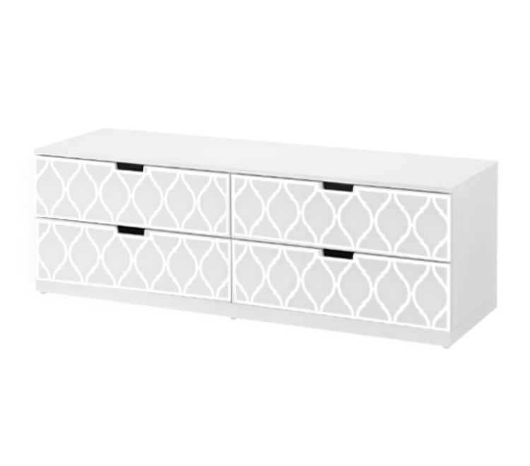 Nordli dresser 80cm Front pattern for NORDLI dresser Front pattern