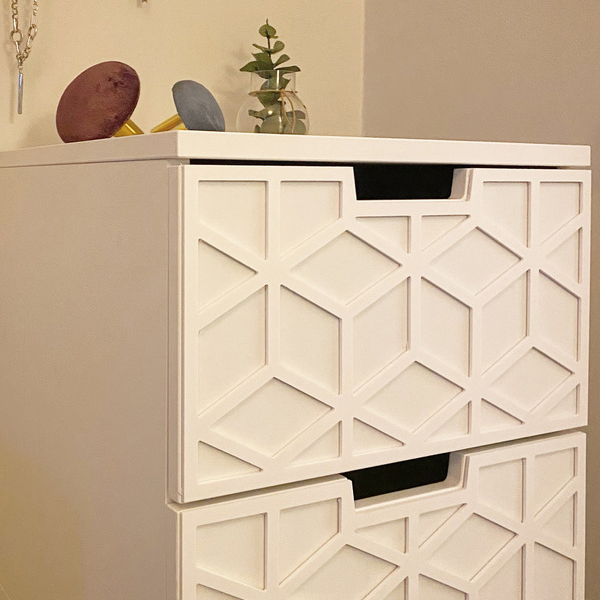 Nordli dresser 40cm Front pattern for NORDLI dresser Furniture