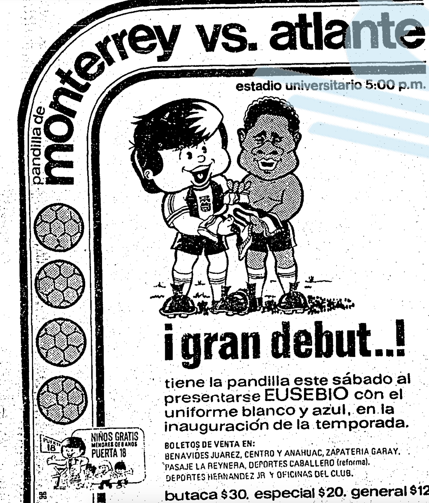 EUSÉBIO EL ASTRO EUROPEO QUE DEFENDIÓ LA CAMISETA DEL MONTERREY Sitio Oficial del Club de