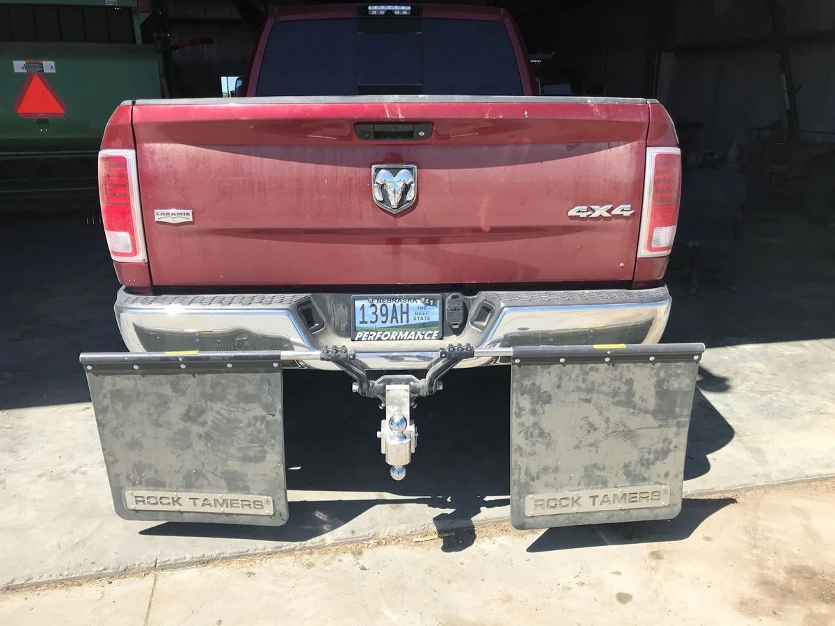 Rock Tamers Hitch Mounted Mud Flaps