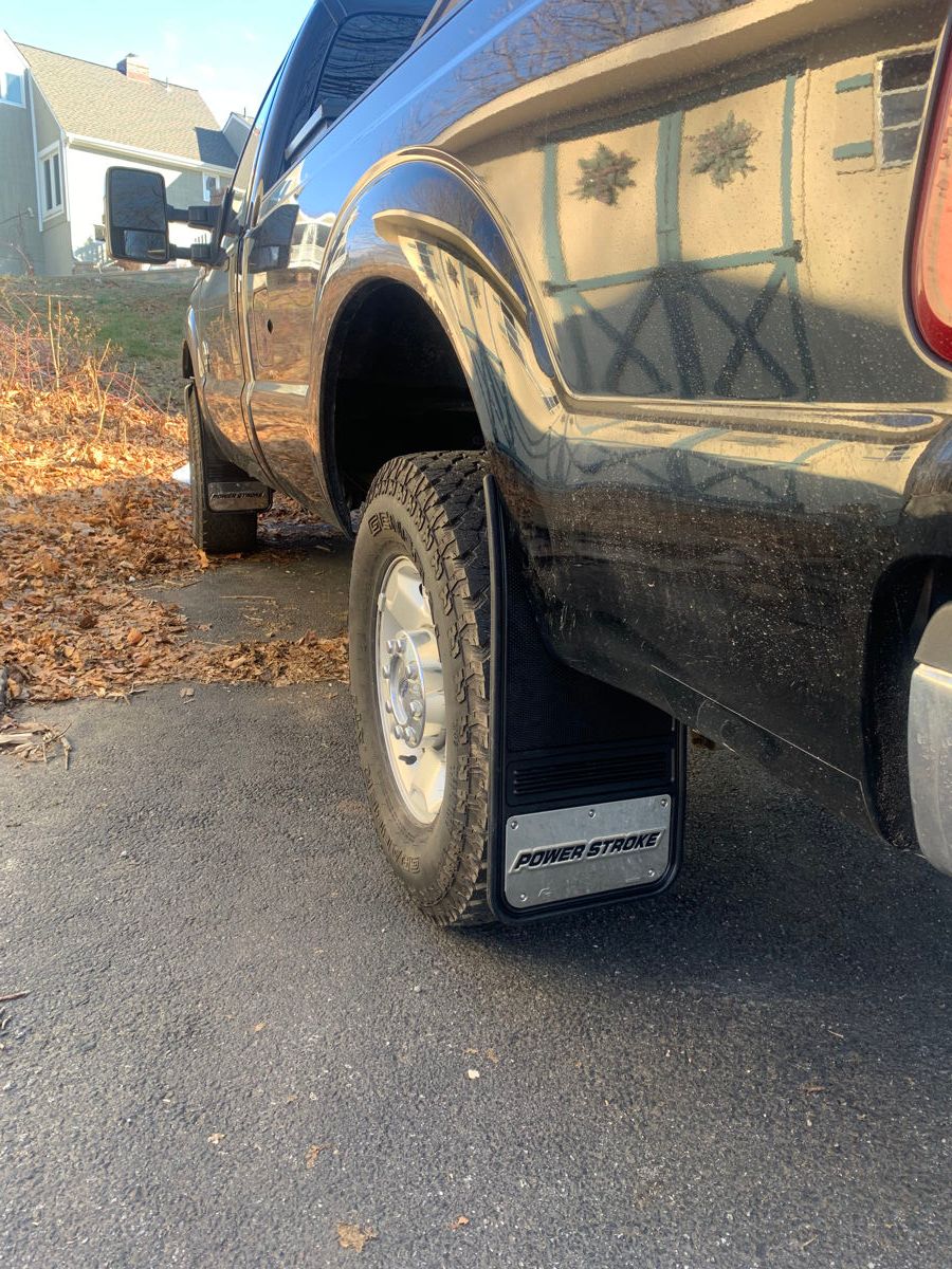 Truck Hardware Gatorback 12"x23" Powerstroke Mud Flaps GB1223P