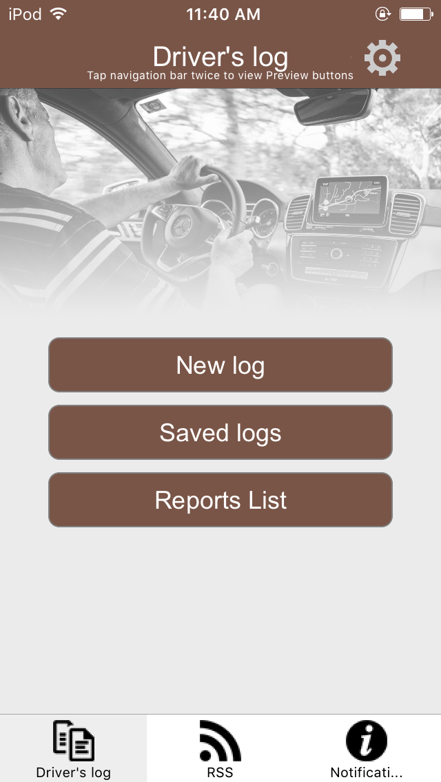 Driver's Daily Log App