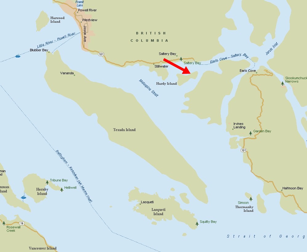 Hardy Island Oceanfront Acreage Recreational