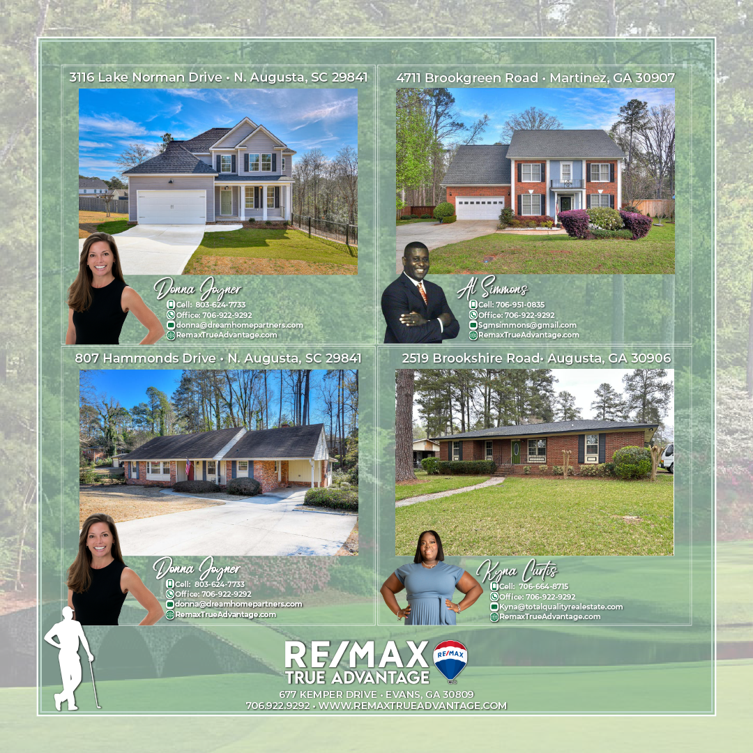 RE/MAX True Advantage, Evans real estate Near the Augusta Nationals
